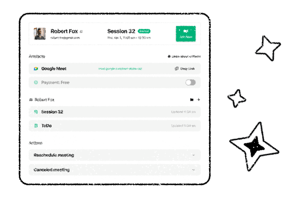 Full control of your meetings