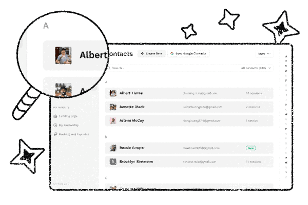 Powerful client management software for yogas