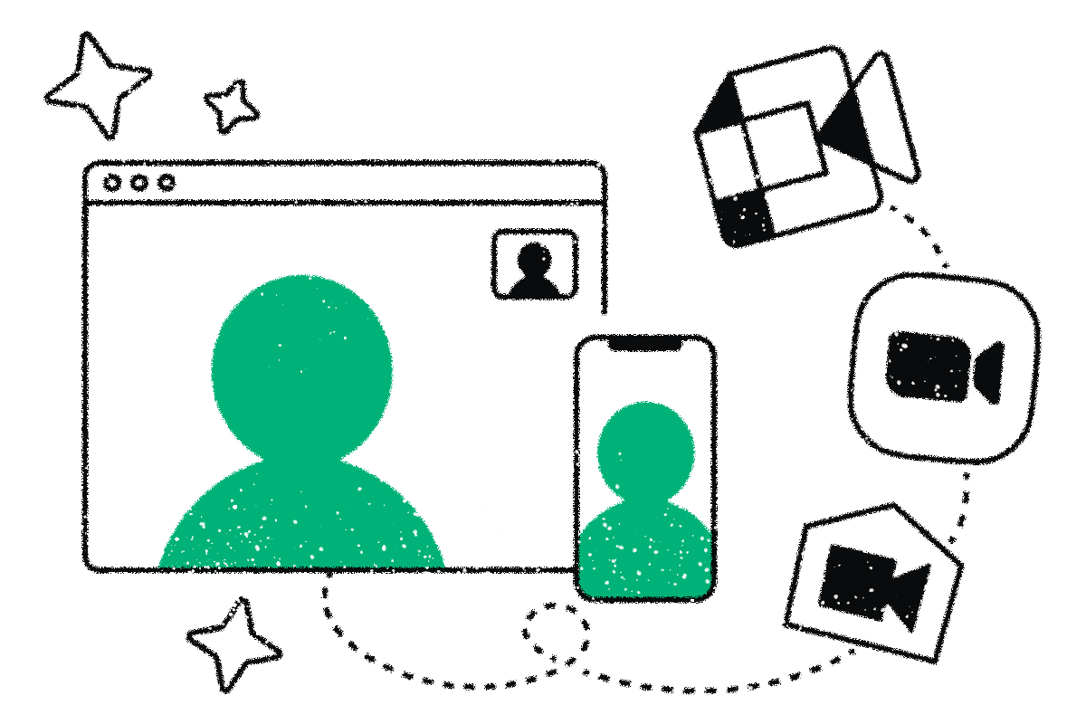 Flexible (3way) video conferencing app