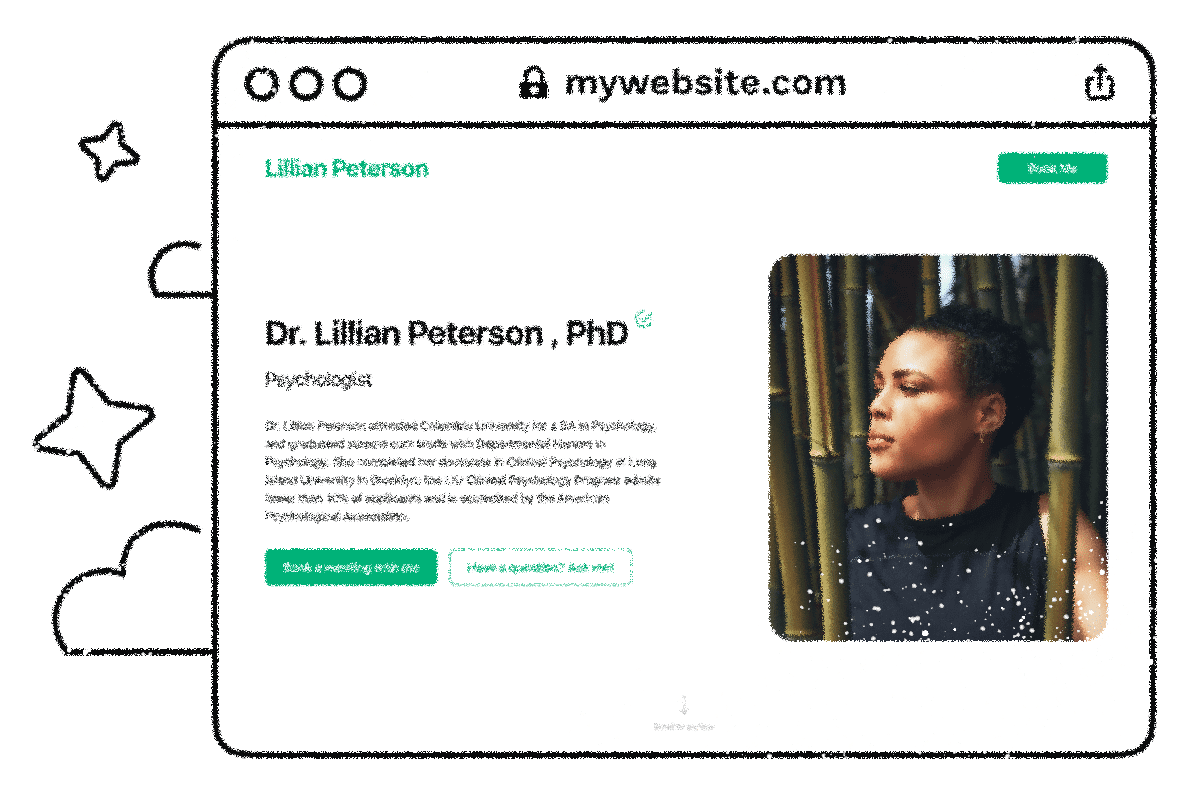Personal professional website